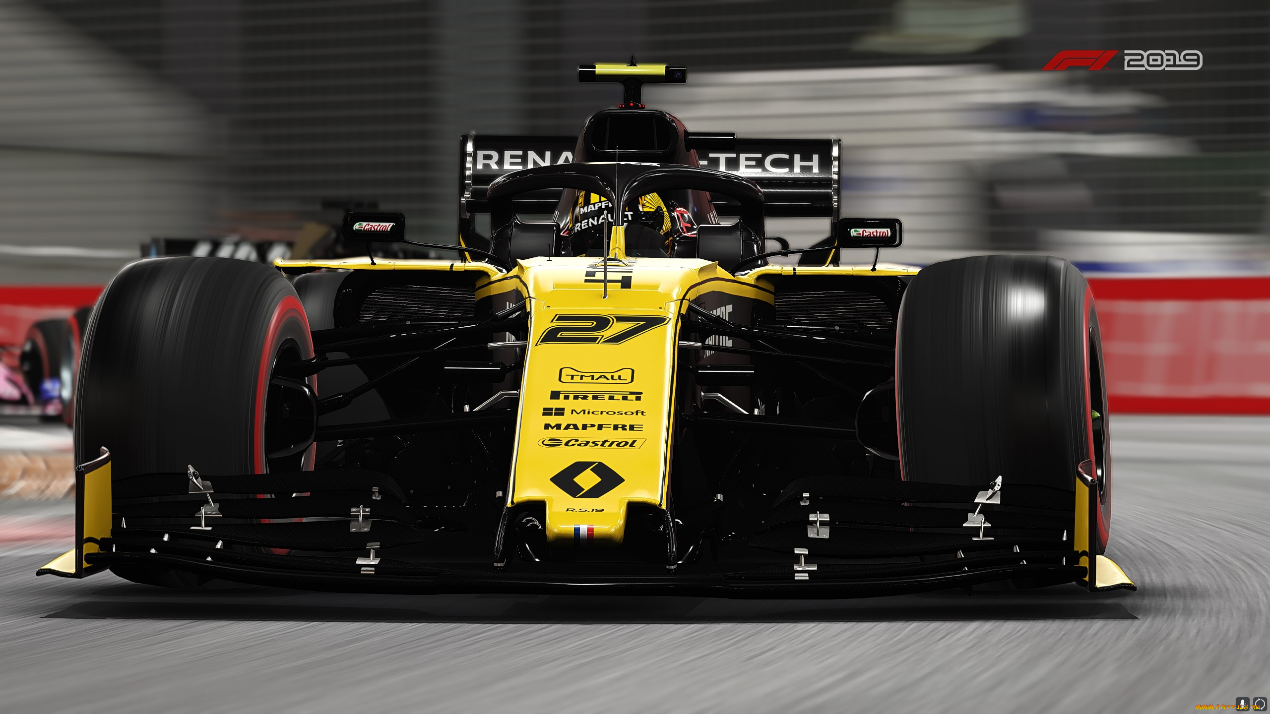 Обои Видео Игры F1 2019, обои для рабочего стола, фотографии видео игры, f1  2019, renault, rs19, f1, 2019 Обои для рабочего стола, скачать обои  картинки заставки на рабочий стол.